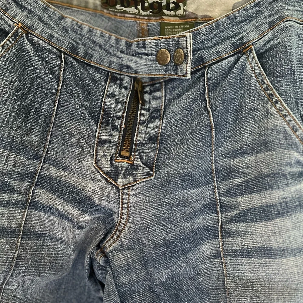 BONGO Blue Straight Leg Jeans Classic Denim - Picture 2 of 3